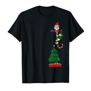 Santa In A Pocket Christmas Stocking Stuffer Gift T-Shirt
