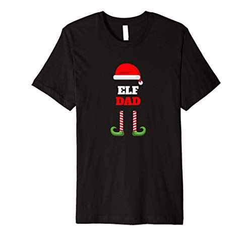 Elf Dad | Dad Stocking Stuffer Gift | Funny Ugly Christmas Premium T-Shirt