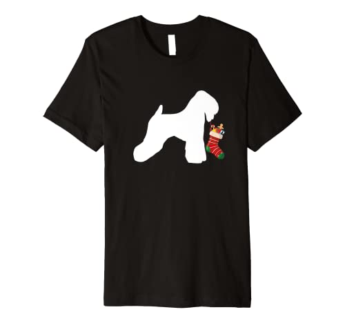 Wheaten Terrier Christmas Stocking Stuffer Dog Premium T-Shirt