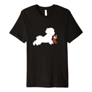 Bichon Frise Christmas Stocking Stuffer Dog Premium T-Shirt