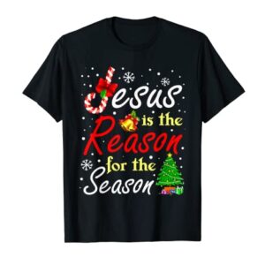 Christian Jesus The Reason Christmas Stocking Stuffer Gifts T-Shirt