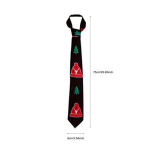 Veemoon Mens Tie Christmas Tie Printed tie Christmas tie Universal tie Festive Printing Tie Stocking Stuffers Chapstick