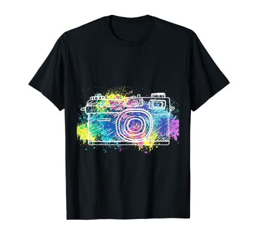 Photographer Splash Camera Photography Photo Lense Lover T-Shirt