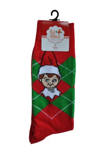 The Elf on the Shelf Red Men's Crew Socks (1 pair)