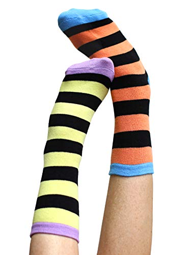 Set of 3 Kooky Stripes Ankle Socks, size 10-110