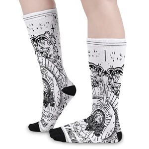 Tarot Card The Magician Socks for Women Socks for Men Crew Socks for Boys Mid Socks for Girls Stocking Stuffers for Teens Casual Athletic Sport Dress Socks