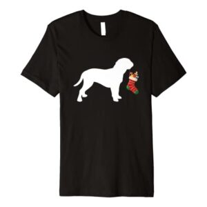 Dogue de Bordeaux Christmas Stocking Stuffer Dog Premium T-Shirt