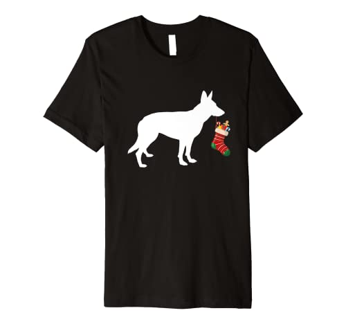 German Shepherd Christmas Stocking Stuffer Dog Premium T-Shirt