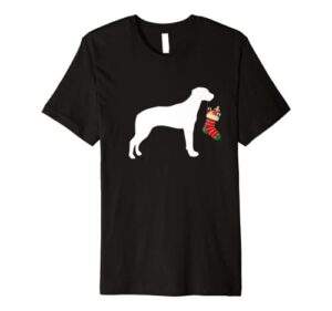 rhodesian ridgeback christmas stocking stuffer dog premium t-shirt