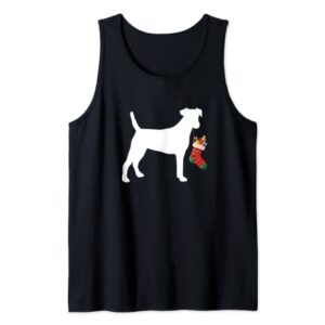 Fox Terrier Christmas Stocking Stuffer Dog Tank Top