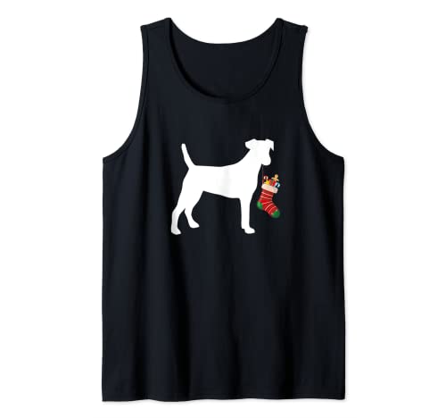 Fox Terrier Christmas Stocking Stuffer Dog Tank Top