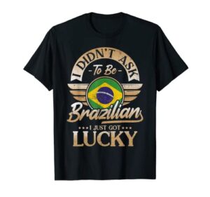 brazil flag souvenirs for brazilians men & women t-shirt
