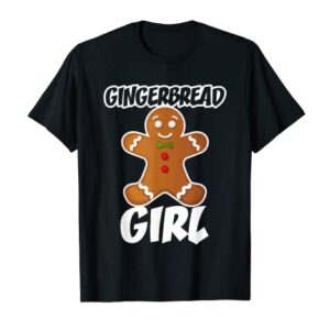 Gingerbread Girl Christmas Stocking Stuffer T-Shirt