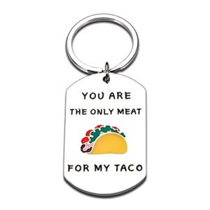 husband birthday gifts from wife naughty keychain funny valentines gifts for boyfriend anniversary present for soulmate taco gifts for hubby fiance lover from wifey fiancee