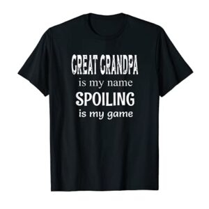 Mens Great Grandpa Is My Name Special Great Grandpa T-Shirt