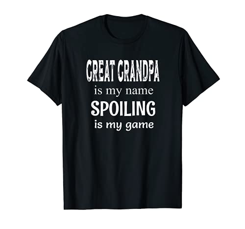 Mens Great Grandpa Is My Name Special Great Grandpa T-Shirt