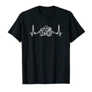 Heartbeat Photographer Photography Camera Photographer T-Shirt