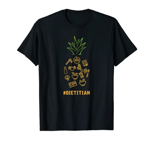 Registered Dietitian Gifts Pineapple Shirt for Nutritionist T-Shirt