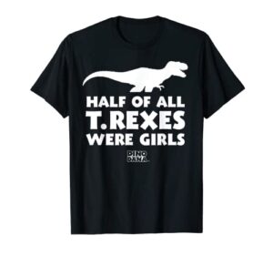 dino dana: white t.rex shirt