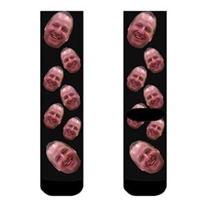 Kervaky Custom Socks with Face Dog Socks, Your Photo on Personalized Socks with Picture for Men Women