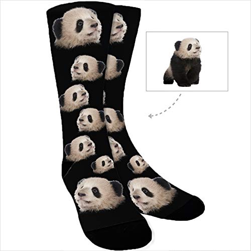 Kervaky Custom Socks with Face Dog Socks, Your Photo on Personalized Socks with Picture for Men Women