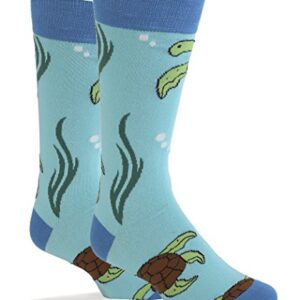 Oooh Yeah Men's Crew Funny Novelty Socks Turtle