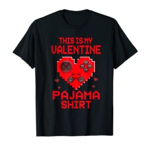 This Is My Valentine Matching Family Gaming Teen Gamer Boy T-Shirt