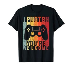 i paused my game to be here gaming gifts for boys gamer t-shirt