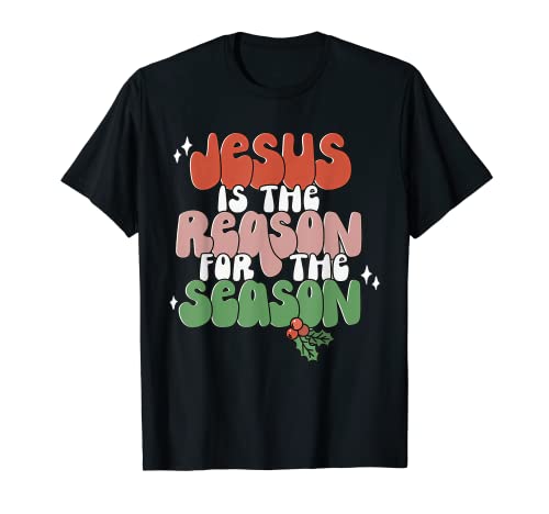 Christian Jesus The Reason Christmas Stocking Stuffer T-Shirt