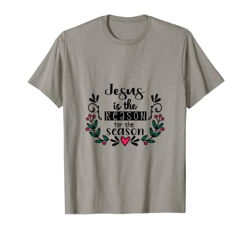 Christian Jesus The Reason Christmas Stocking Stuffer T-Shirt