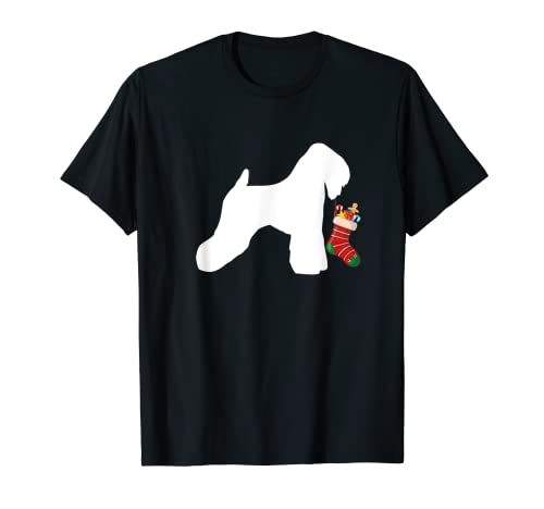 Wheaten Terrier Christmas Stocking Stuffer Dog T-Shirt