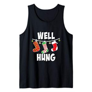 Christmas Stocking Adult Humor Funny Tank Top