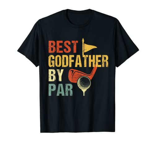 Father's Day Best Godfather by Par Funny Golf Gift T-Shirt