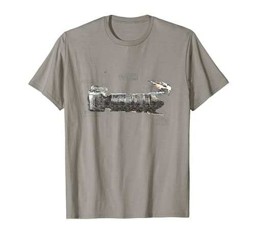 Bird on Long Lens Camera Photography Bird Photographer T-Shirt