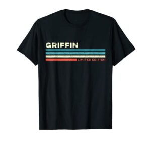 mens griffin customized personalized name funny birthday t-shirt