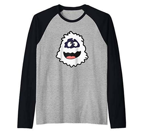 Abominable Snowman Bumble Funny Fun Christmas Graphic Design Raglan Baseball Tee