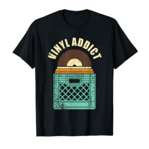 Cute Record Art For Men Women Spindle Music Vinyl Lovers T-Shirt