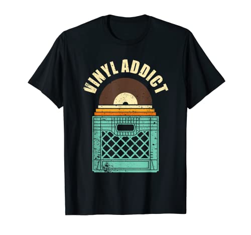 Cute Record Art For Men Women Spindle Music Vinyl Lovers T-Shirt