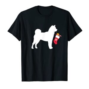 Shiba Inu Christmas Stocking Stuffer Dog T-Shirt