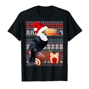 Ugly Christmas Santa Costume Christmas Toucan Bird Lover T-Shirt