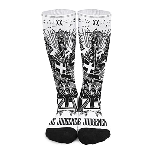 Tarot Card Judgement Socks for Women Socks for Men Crew Socks for Boys Mid Socks for Girls Stocking Stuffers for Teens Casual Athletic Sport Dress Socks