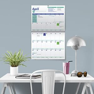 2023 Amy Knapp's Big Grid Family Organizer Wall Calendar: 17-Month Giant Fridge Planning Calendar for Mom with Stickers (Thru December 2023) (Amy Knapp's Plan Your Life Calendars)