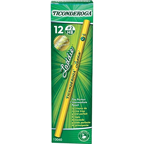 Dixon® Ticonderoga® Laddie Elementary Pencils, Without Eraser, Pack Of 12 Pencils