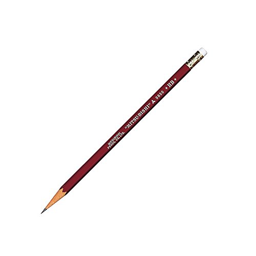 Mitsubishi Pencil pencil with pencil eraser 9850 hardness HB K9850HB (Original Version)