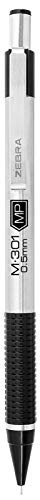 Zebra Pen M-301 Mechanical Pencil, Stainless Steel Barrel, Medium Point, 0.7mm, Black Grip, 2-Pack