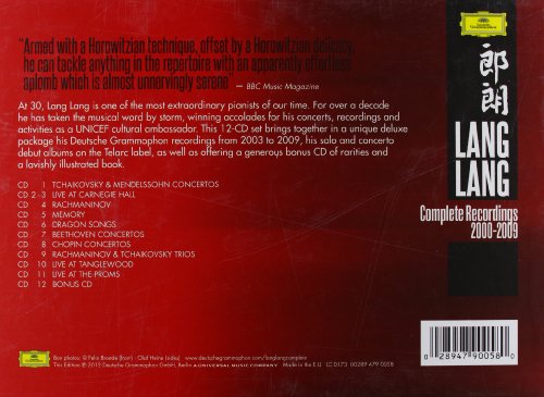 Lang Lang - Complete Recordings 2000-2009 [12 CD Box Set][Limited Edition]