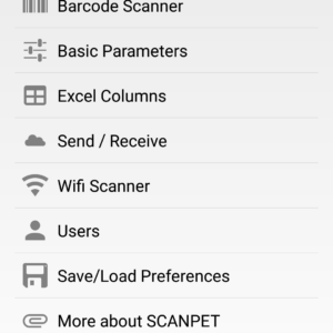 XSCANPET barcode scanner & inventory & Excel & wifi scanner