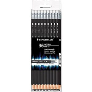 Staedtler Norica #2 HB Woodcased Pencils Black 36/Pack (1, A)