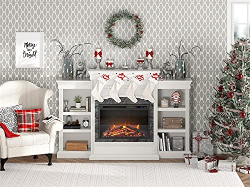 Ameriwood Home Lamont Mantel Fireplace, White