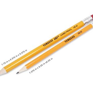 Sargent Art 72 x 2pk Jumbo Pencils, 144 total Class Pack, Beginner Yellow Pencils, Mega Size, Non-Toxic (72)